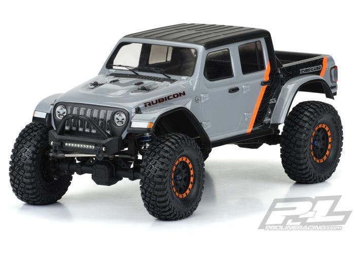 Pro-Line 2020 Jeep Gladiator Clear Body For 12.3" Wheelbase Crawler - PowerHobby