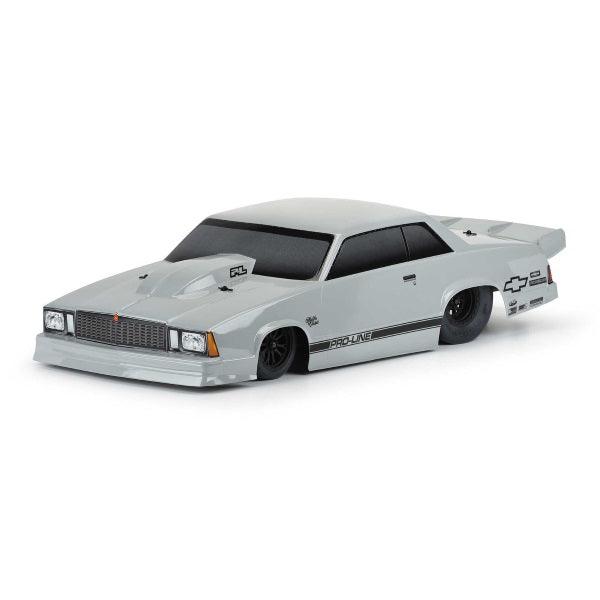 Pro-Line 1978 Chevy Malibu Tough-Color (Stone Gray) Body No-Prep Drag Racing - PowerHobby