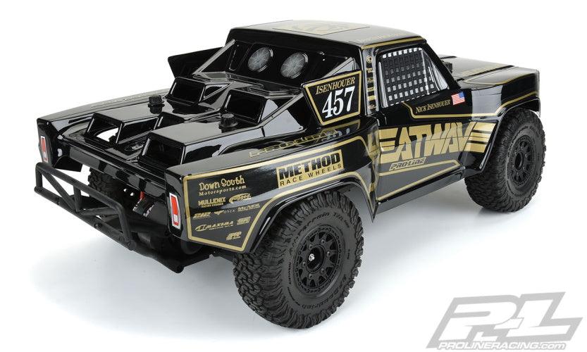 PRO-Line Pre-Cut 1967 Ford F-100 Race Truck Heatwave Tough-Color (Black) Body - PowerHobby