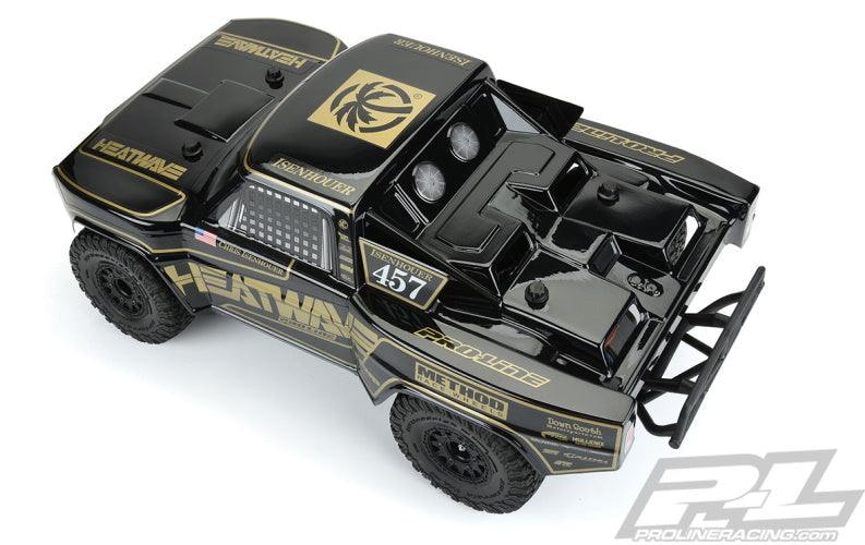 PRO-Line Pre-Cut 1967 Ford F-100 Race Truck Heatwave Tough-Color (Black) Body - PowerHobby