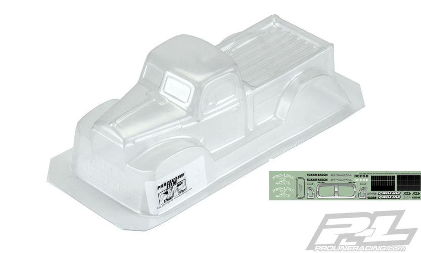 Pro-Line 3565-00 1946 Dodge Power Wagon Clear Body Axial SCX24 JLU - PowerHobby