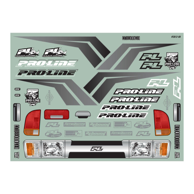 Pro-Line 3612-00 1/6 Cliffhanger High Performance Clear Body Axial SCX6 - PowerHobby