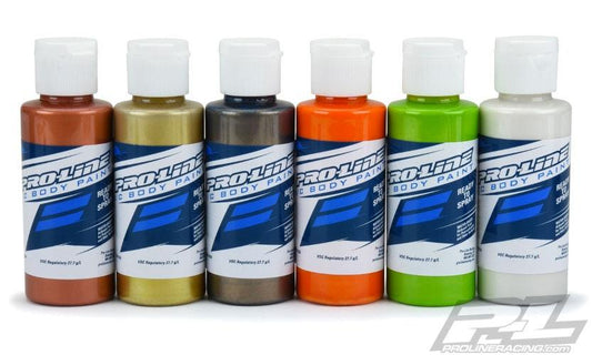 Pro-line 6323-02 RC Body Paint Metallic/Pearl Color Set (6 Pack) - PowerHobby