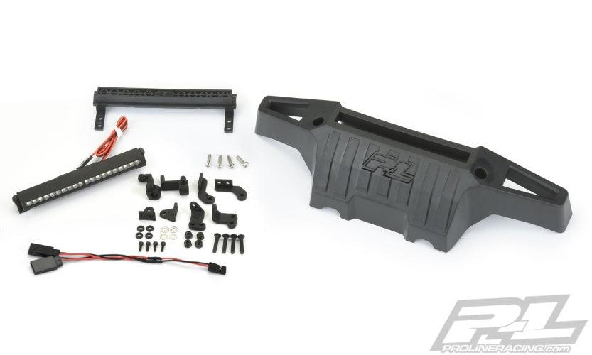 Pro-Line 6342-01 Pro-Armor Front Bumper w/4" Led Light Bar Traxxas X-Maxx - PowerHobby