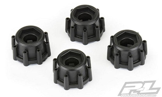 Pro-Line 8x32 to 17mm 1/2" Offset Hex Adapters For Pro-Line 8x32 3.8" Wheels - PowerHobby