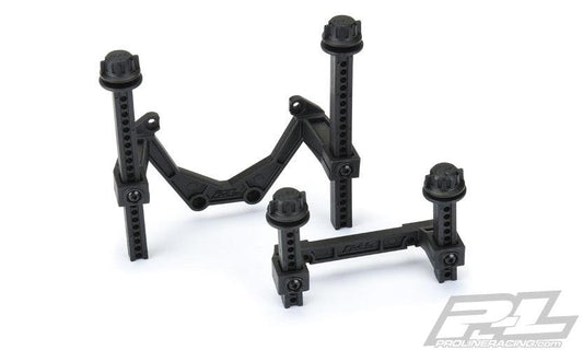 Pro-Line 6362-00 Extended Front and Rear Body Mounts Traxxas Rustler 4x4 - PowerHobby