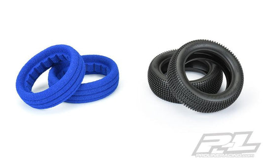 Pro-Line 8295-02 Fugitive 2.2" 2WD M3 (Soft) Off-Road Buggy Front Tires (2) w Foam - PowerHobby