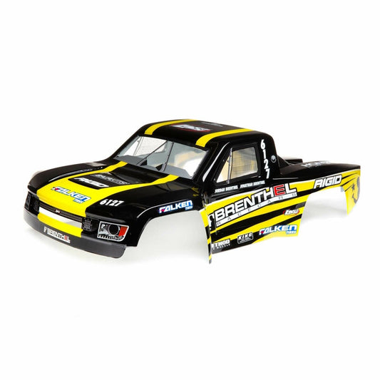 Losi LOS230073 Body Brenthal Tenacity TT Pro Yellow Body - PowerHobby