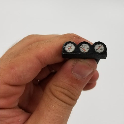 Exclusive RC ERC-10-3044-lit Triple Gauge Pod - PowerHobby