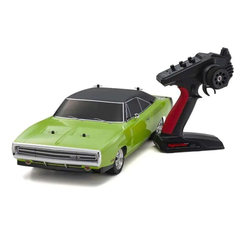 Kyosho 34417T2 4WD FAZER Mk2 FZ02L Series readyset 1970 Dodge Charger Green - PowerHobby