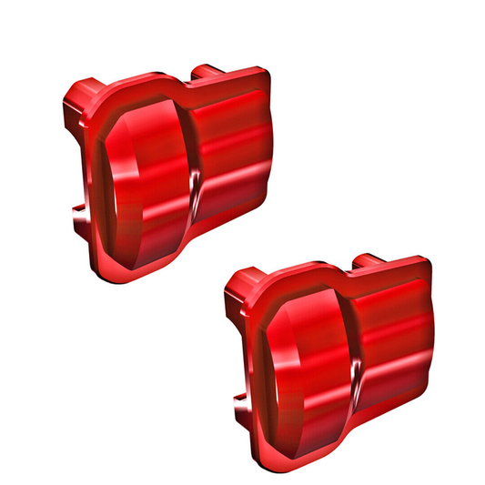 Traxxas 9787 RED TRX-4M Aluminum Axle Covers (2) - PowerHobby