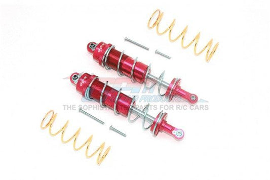 GPM ALUMINUM FRONT/REAR THICKENED SPRING DAMPERS 125MM TRAXXAS 1/10 MAXX RED - PowerHobby