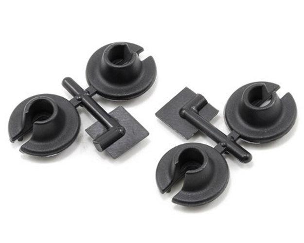 RPM 73152 Lower Spring Cups (Black) (4) Losi XXX-4 XXX-T Traxxas Slash Stampede - PowerHobby