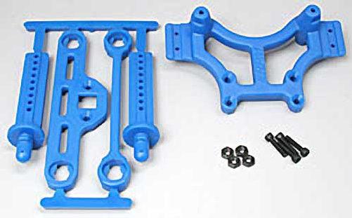 RPM 80165 Shock Tower w/Body Mount Blue Traxxas E-Maxx T-Maxx - PowerHobby