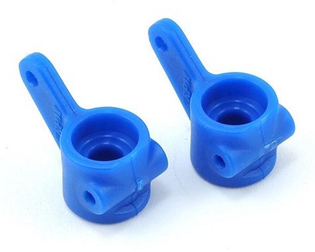 RPM RPM80375 Front Steering Blocks Blue (2) Traxxas Slash Rustler Stampede - PowerHobby