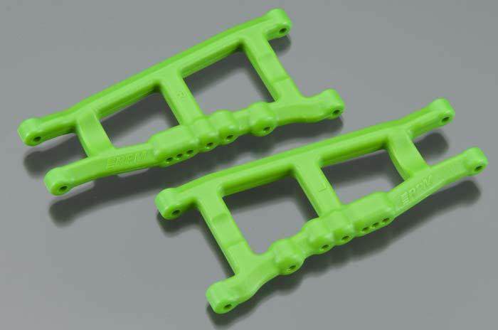 RPM 80704 Front/Rear A-Arm Set Green (2) Traxxas Slash 4X4/Stampede 4X4/Rally - PowerHobby