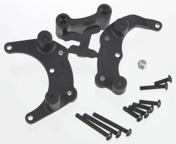 RPM 80902 Rear Bumper Mount Black Traxxas Slash Bandit Rustler - PowerHobby