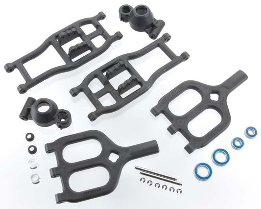 RPM 80942 True-Track Rear A-Arm Conversion Black Traxxas T/E-Maxx - PowerHobby