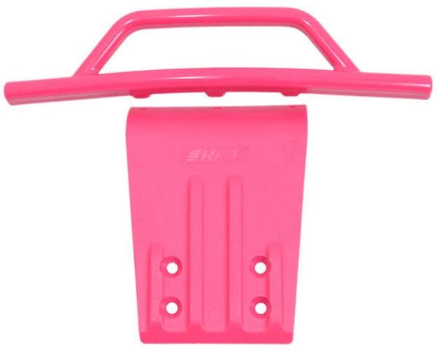 RPM 80957 Front Bumper & Skid Plate Pink Traxxas Slash 2wd Nitro Slash - PowerHobby