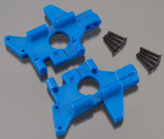 RPM 81075 Rear Bulkhead Set Blue Traxxas T/E-Maxx - PowerHobby