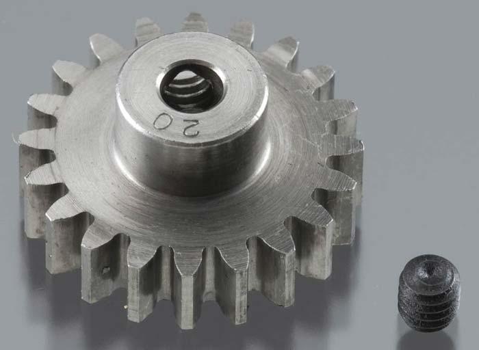 Robinson Racing 1720 Hardened 32P Absolute Pinion Gear 20T - PowerHobby