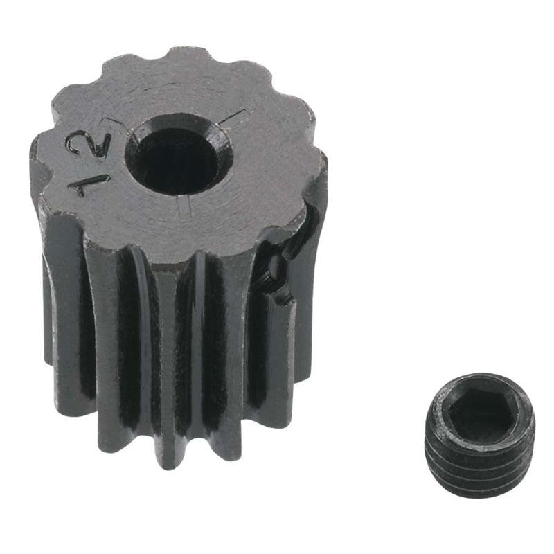 Robinson Racing 1812 Hard Steel Motor Pinion Gear 2mm/.5module 12 Tooth 12T - PowerHobby