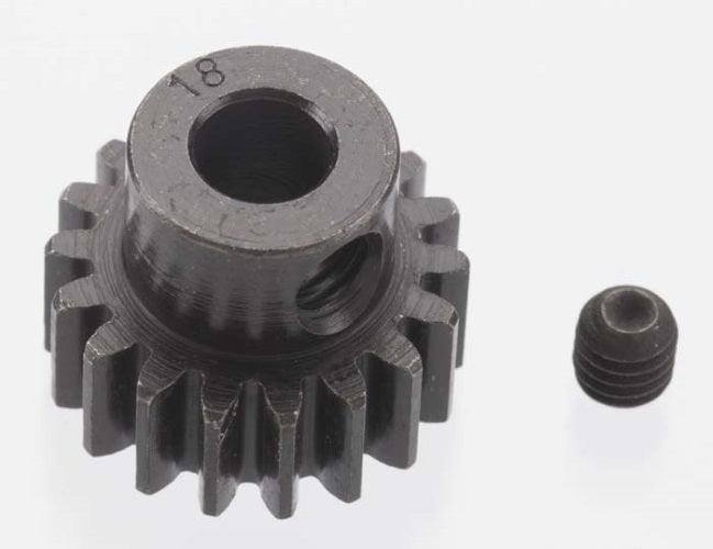 Robinson Racing 8618 X-Hard Black Steel 18T 32P Pinion 5mm - PowerHobby