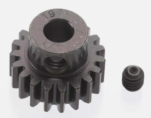 Robinson Racing 8619 X-Hard 19T Black Steel 32P Pinion 5mm - PowerHobby