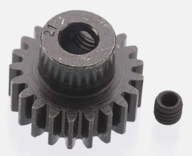 Robinson Racing 8621 X-Hard 21T Black Steel 32P Pinion 5mm - PowerHobby