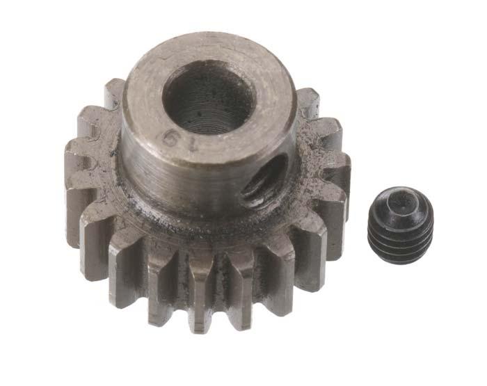 Robinson Racing 8719 Pinion Gear Xtra Hard 5mm 8 Mod 19T - PowerHobby