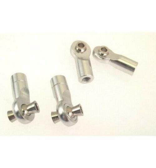 Hot Racing RVo160HBN08 Traxxas E Revo Revo Aluminum Tie Rod Turnbuckle Ends - PowerHobby