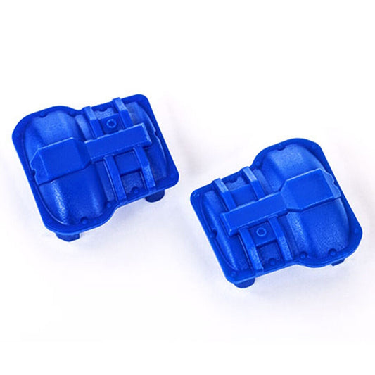 Traxxas 9738-BLUE TRX-4M Front or Rear Axle Covers (2) - PowerHobby