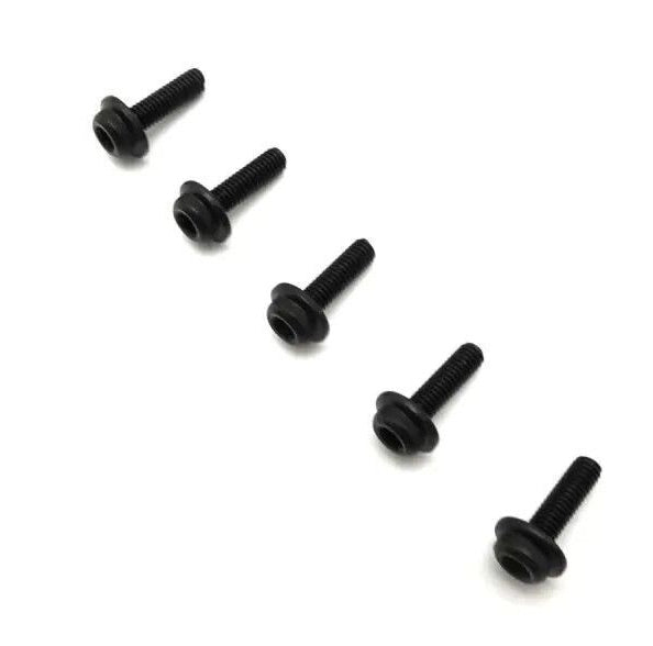 Kyosho 1-S23010F Cap Screw (M3x10/Flanged/5pcs) - PowerHobby