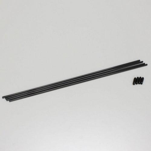 Kyosho 1708 Black Antenna (4) Ultima / DBX / Inferno / FAZER VE-X / TF-5 / TF-5S - PowerHobby