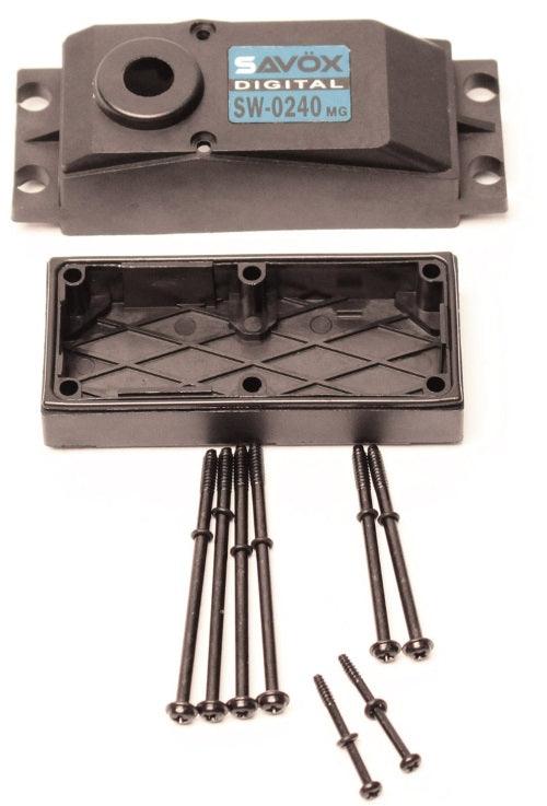 Savox Top & Bottom Servo Case w/ 4 Screws SW0240MG - PowerHobby