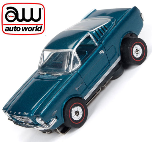 Auto World Thunderjet Ford Mustang Fastback AFX Ho Scale Slot Car SC336 - PowerHobby