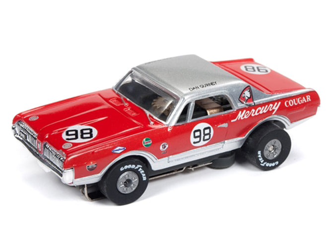 Auto World Mercury Cougar Dan Gurney Thunderjet AFX Ho Slot Car SC338 - PowerHobby