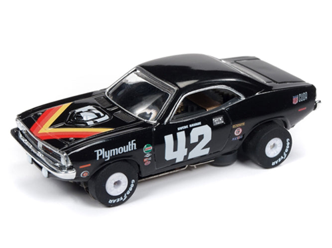 Auto World Plymouth Cuda Dan Gurney Thunderjet AFX Ho Slot Car SC338 - PowerHobby