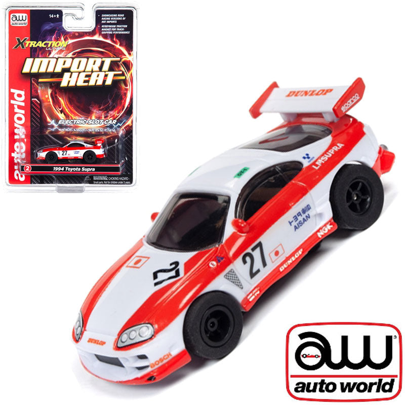 Auto World Xtraction R28 Toyota Supra AFX HO Scale Slot Car Autoworld - PowerHobby