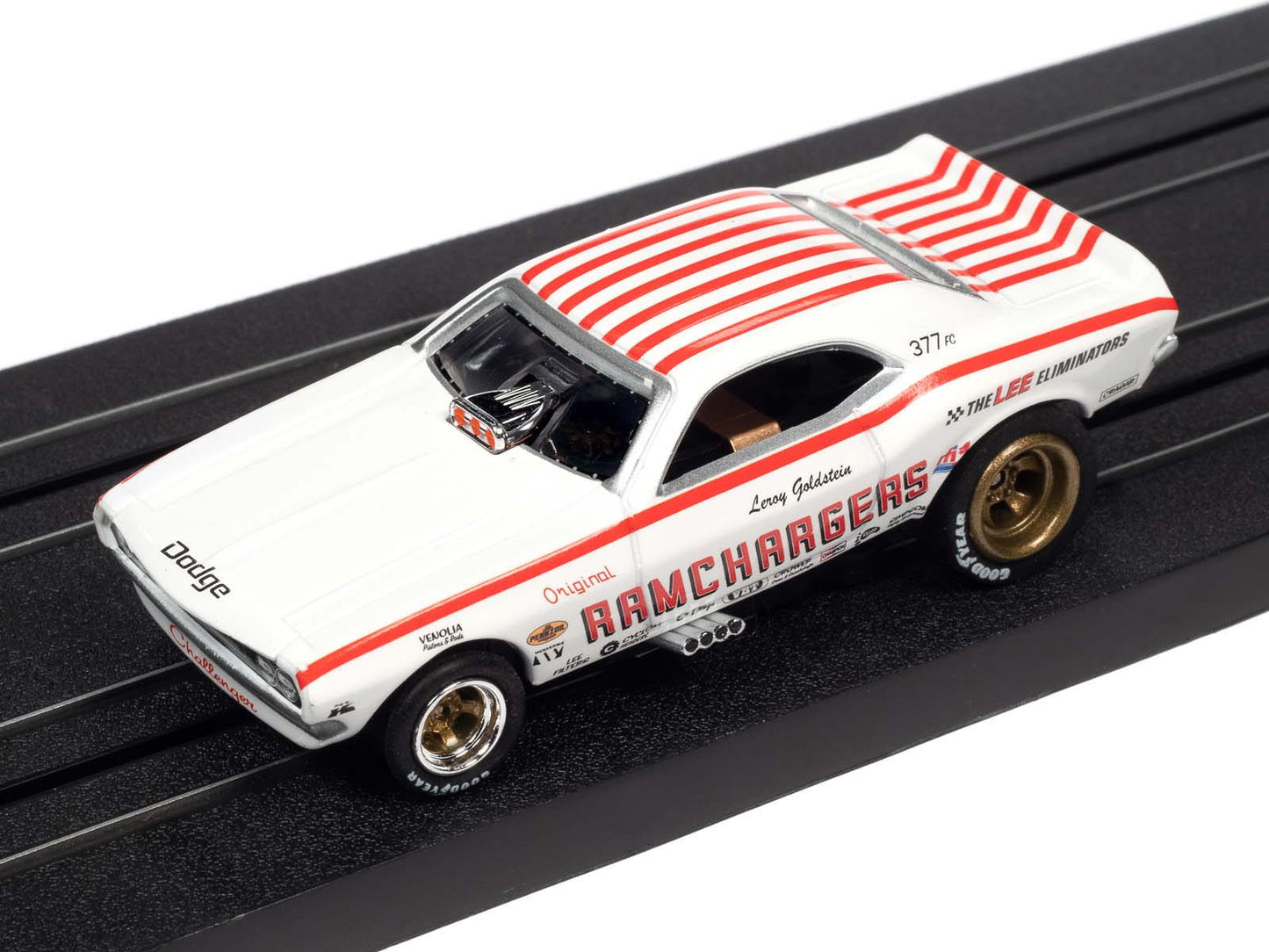 Auto World 4Gear Ramchargers Dodge Challenger Funny Drag AFX HO Slot Car - PowerHobby