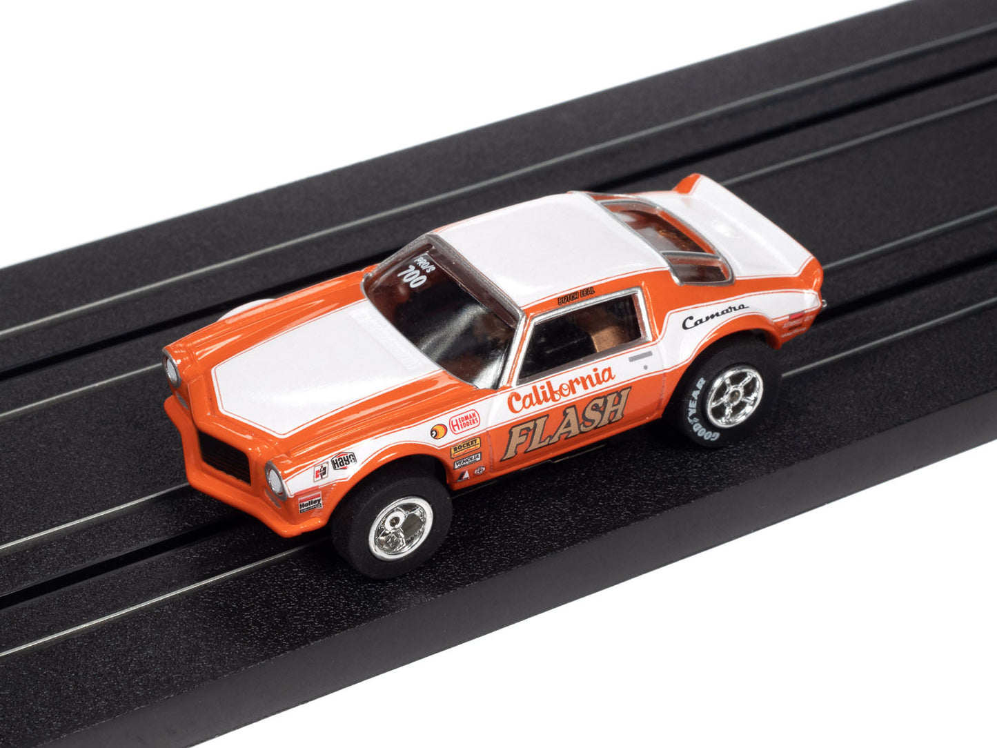 Auto World Xtraction Chevy Camaro Butch Leal California Flash HO Slot Car SC361 - PowerHobby