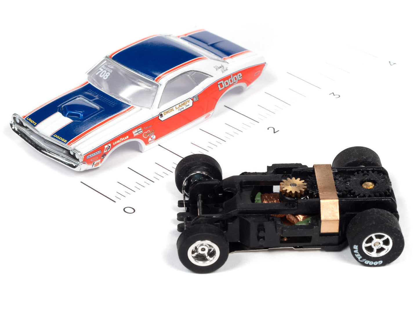 Auto World Xtraction Dick Landy 1971 Dodge Challenger HO Slot Car SC361 - PowerHobby