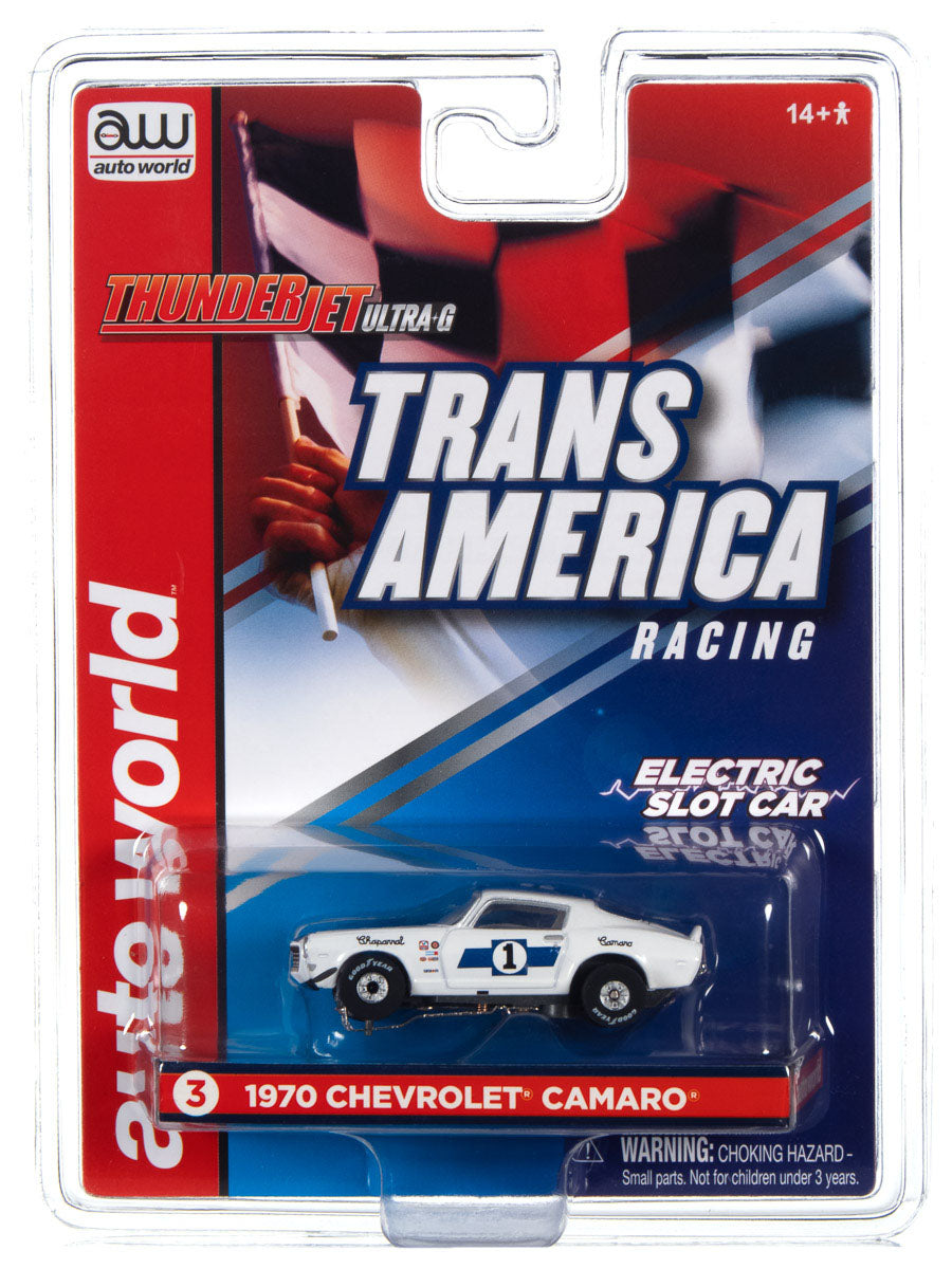 Auto World Thunderjet R32 Jim Hall 1970 Chevy Camaro HO Scale Slot Car for AFX - PowerHobby