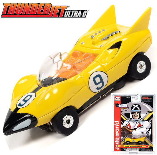 Auto World Speed Racer Shooting Star X Thunderjet HO Slot Car for AFX Tjet - PowerHobby