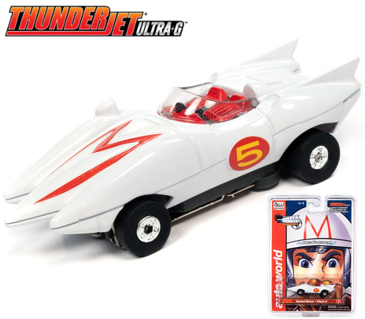 Auto World Speed Racer Mach 5 Thunderjet HO Slot Car for AFX Tjet R36 - PowerHobby