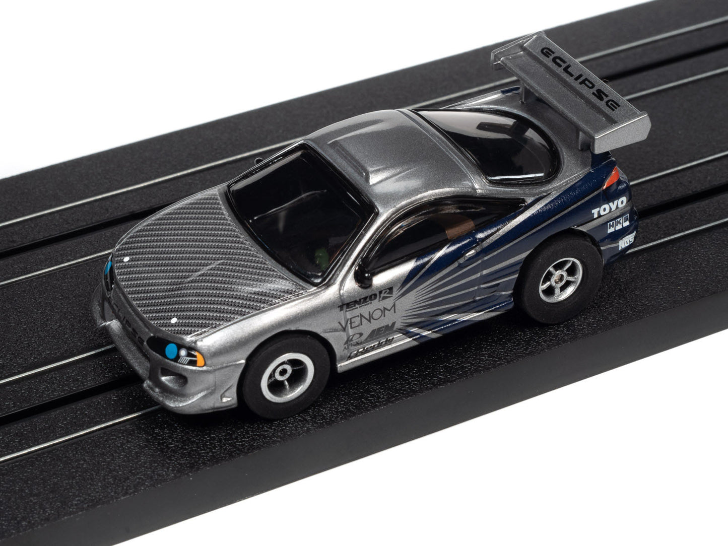 Auto World Mitsubishi Eclipse Xtraction Import Heat for AFX HO Scale Slot Car SC378 - PowerHobby