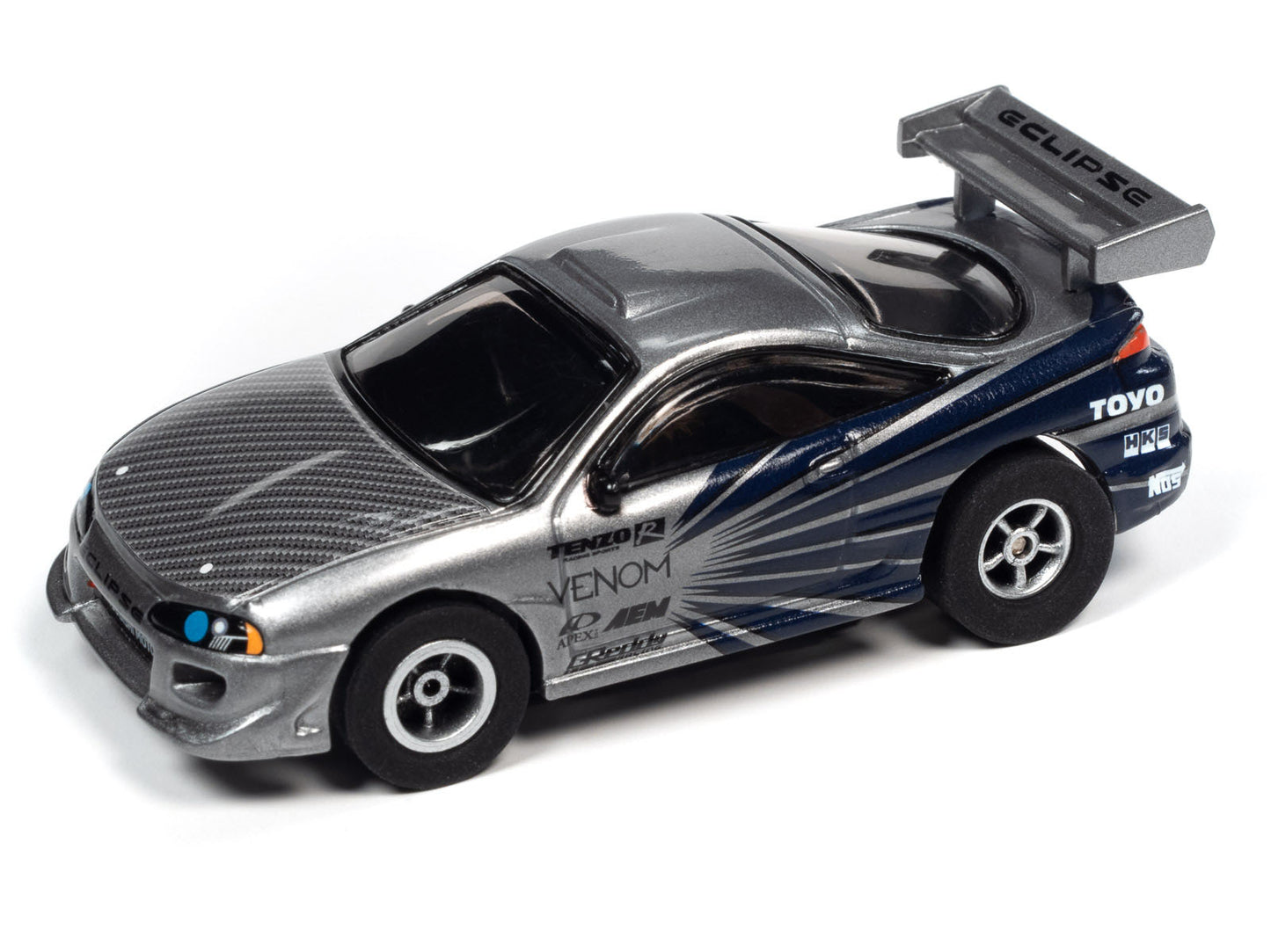 Auto World Mitsubishi Eclipse Xtraction Import Heat for AFX HO Scale Slot Car SC378 - PowerHobby