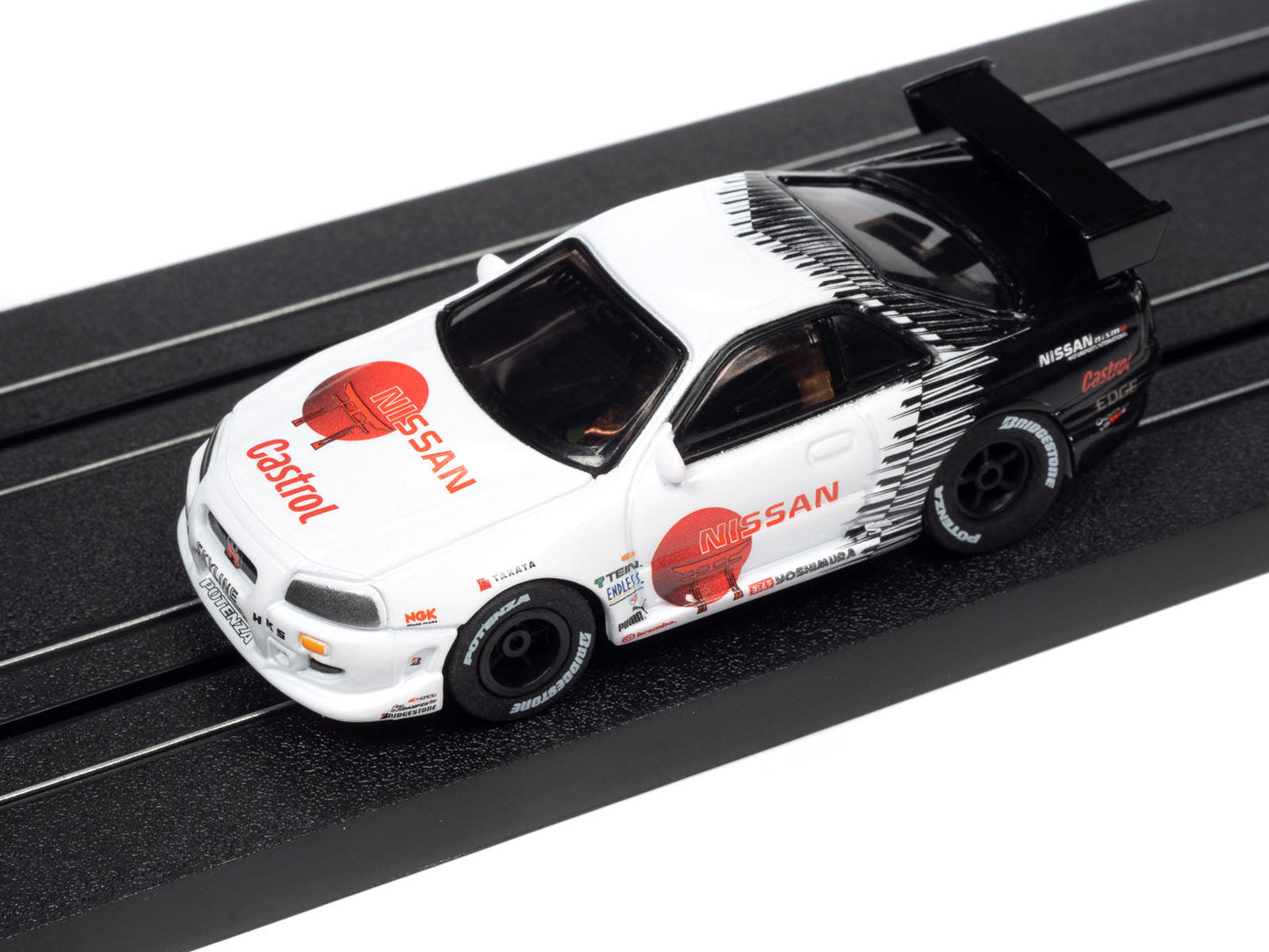 Auto World Nissan Skyline GTR Xtraction Import Heat for AFX HO Slot Car SC378 - PowerHobby