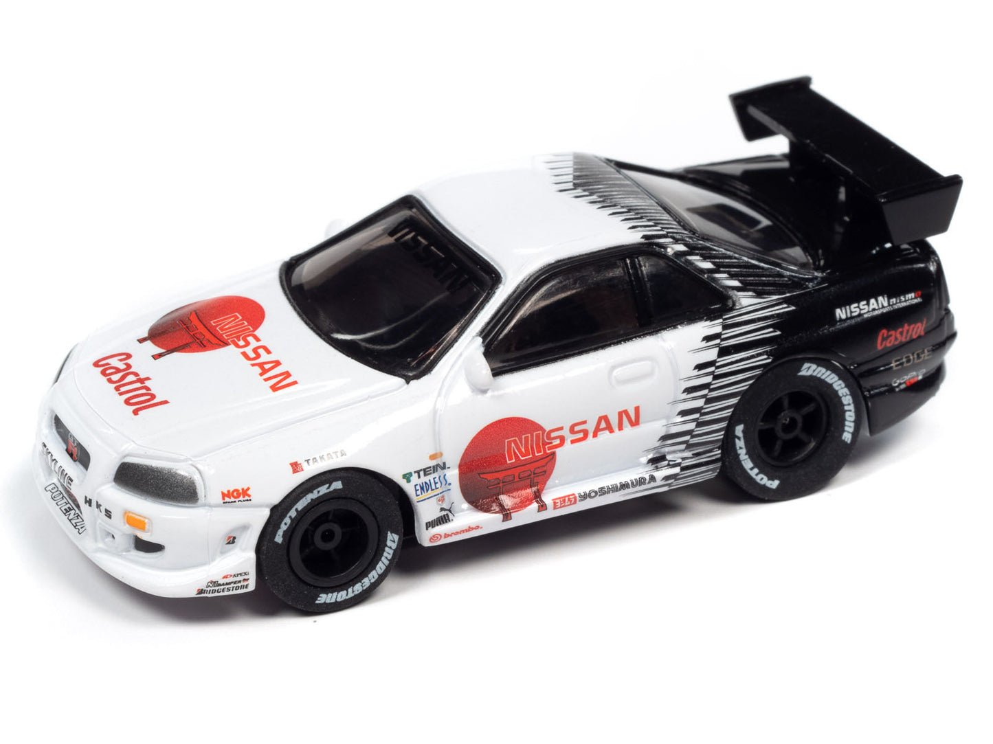 Auto World Nissan Skyline GTR Xtraction Import Heat for AFX HO Slot Car SC378 - PowerHobby