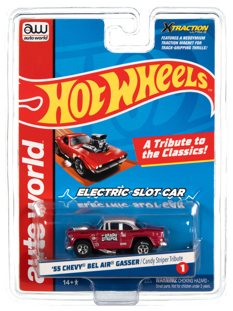 Hot Wheels candy striper slot shops car 55 gasser